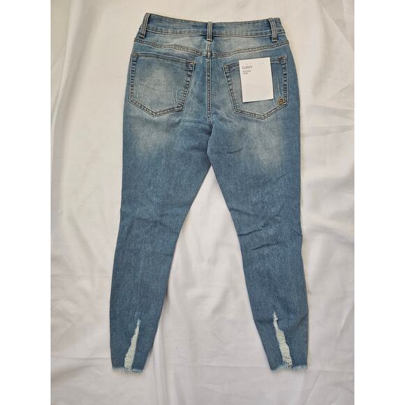 Indigo Rein Curvy Size 5 Waist 28 Blue Women's - Picture 8 of 9